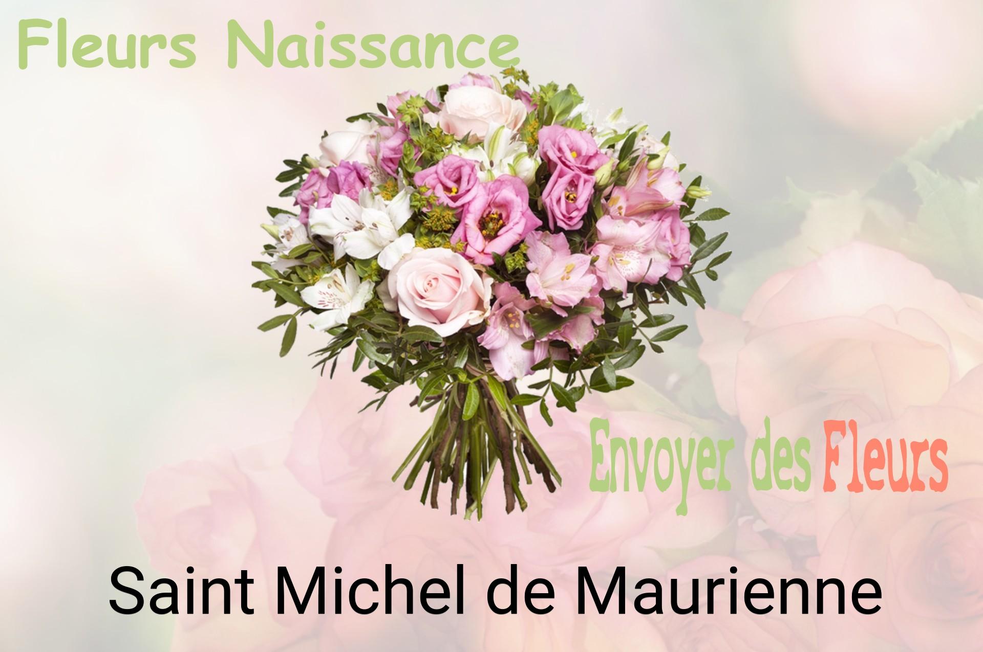 Bouquet de fleurs de naissance livré à Saint-Michel-de-Maurienne